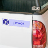Einfache dunkle blaue Knoten Autoaufkleber (Auf Lkw)
