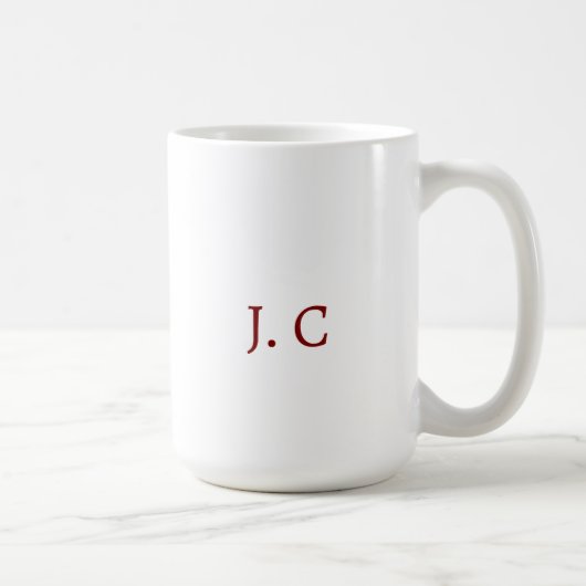 Einfache dunkle Romantik-Zitat | Gothic-Liebesästh Kaffeetasse (Rechts)