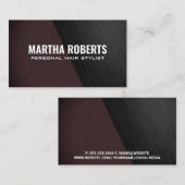 Einfache Duo Tone Textur Visitenkarte (Vorne/Hinten)