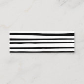 Einfache Duschkarteneinlage Mini Visitenkarte (Rückseite)