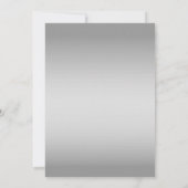 Einfache Dusty Blue Liebe Script Einladung Hochzei (Rückseite)