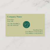 Einfache Eichhörnchen-Visitenkarten Visitenkarte (Rückseite)