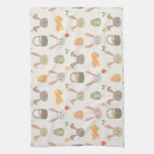 Einfache Eier und Geschirrtuch Häschen-Ostern | (Vertikal)