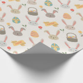 Einfache Eier und Packpapier Häschen-Ostern | (Ecke)