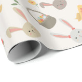 Einfache Eier und Packpapier Häschen-Ostern | (Rolleneckpunkt)