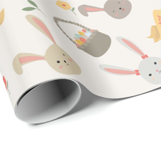 Einfache Eier und Packpapier Häschen-Ostern | (Rolleneckpunkt)