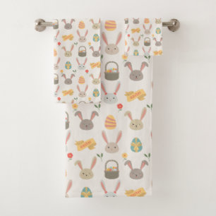 Einfache Eier und Tuch-Set Häschen-Ostern   Badhandtuch Set