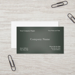 Einfache, einfache Business Card Visitenkarte