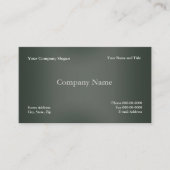 Einfache, einfache Business Card Visitenkarte (Vorderseite)