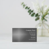 Einfache, einfache Business Card Visitenkarte (Stehend Vorderseite)