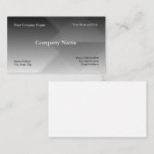 Einfache, einfache Business Card Visitenkarte (Vorne/Hinten)