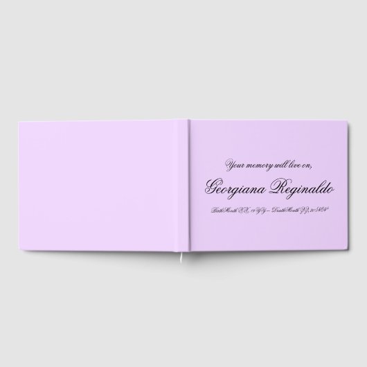 Einfache, einfache Gästebuch (Voll)