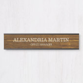 Einfache einfache Grundkenntnisse des Holzes Türschild (Vorderseite )