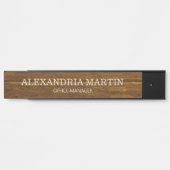 Einfache einfache Grundkenntnisse des Holzes Türschild (Vorderseite )