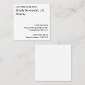 Einfache, einfache Visitenkarte (Vorne/Hinten)