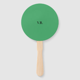Einfache einfarbige Hinzufügen von Namens-Text-Mon Fächer