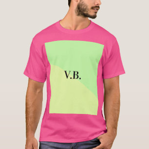 Einfache einfarbige Hinzufügen von Namens-Text Mon T-Shirt