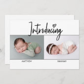 Einfache Einführung Script Twins Junge und Mädchen (Vorne/Hinten)