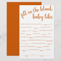 Einfache Eingabe der Leerzeichen | Fall Orange Bab