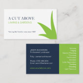 Einfache Einkaufs- und Gartenkarte Visitenkarte (Vorne/Hinten)