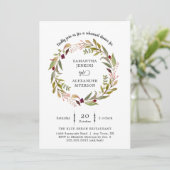 Einfache Einladung (Stehend Vorderseite)