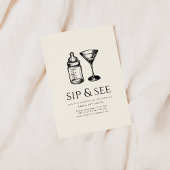 Einfache Einladung der Babydusche