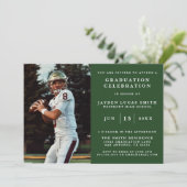 EINFACHE EINLADUNG DES KLASSISCHEN FORMAL-FOTO-ABS (Stehend Vorderseite)