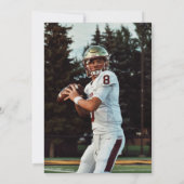 EINFACHE EINLADUNG DES KLASSISCHEN FORMAL-FOTO-ABS (Rückseite)