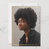 Einfache Einladung des modernen Abschlusses an der (Vorderseite)