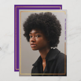 Einfache Einladung des modernen Abschlusses an der