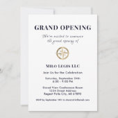 Einfache Einladung für das großartige Logos (Vorderseite)