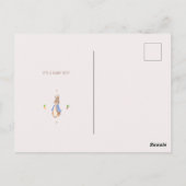 Einfache Einladung Peter des Rabbit-Haushalts Postkarte (Rückseite)