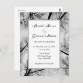 Einfache Einladung Postkarte (Vorne/Hinten)