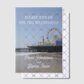 Einfache Einladung von Santa Monica Pier Ferris Wh (Versetzt (Einladung))