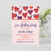 Einfache Einladung zum 2. Geburtstag Glam Niedlich (Stehend Vorderseite)