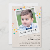 Einfache Einladung zum 5. Geburtstag Junge Fotos (Vorderseite)