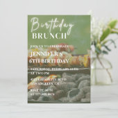 Einfache Einladung zum 6. Geburtstag Grillen Backy (Stehend Vorderseite)