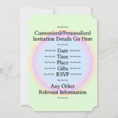 Einfache Einladung zum 74. Geburtstag (Rückseite)