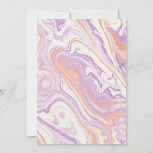 Einfache Einladung zum Geburtstag (Rückseite)