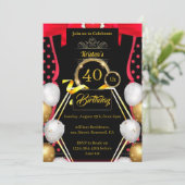 Einfache Einladung zum Geburtstag (Stehend Vorderseite)