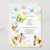 Einfache Einladung zum Geburtstag (Vorderseite)