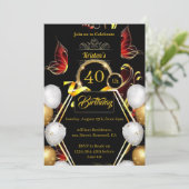 Einfache Einladung zum Geburtstag (Stehend Vorderseite)