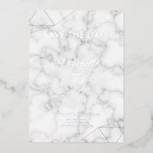 Einfache Einladung zur Farb-Hochzeit (Vorderseite)