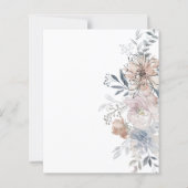 Einfache Einladung zur Haushaltshochzeit (Rückseite)