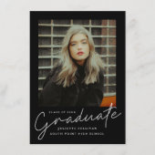 Einfache Einladungen für moderne Skripte zum Foto (Vorderseite)