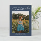 Einfache Einladungen für moderne Skripte zum Foto (Stehend Vorderseite)