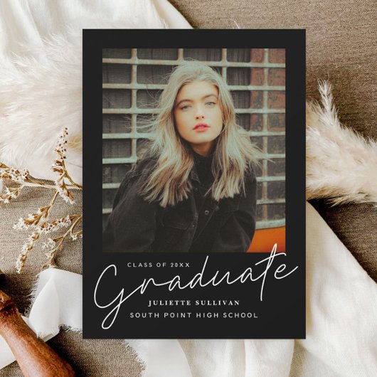 Einfache Einladungen für moderne Skripte zum Foto