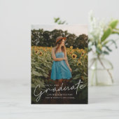 Einfache Einladungen für moderne Skripte zum Foto (Stehend Vorderseite)