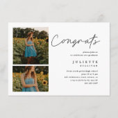 Einfache Einladungen für moderne Skripte zum Foto (Rückseite)