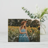 Einfache Einladungen für moderne Skripte zum Foto (Stehend Vorderseite)